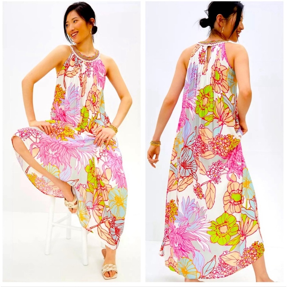 ANTHROPOLOGIE Maxi Dress by Ranna Gill (Pre-Owned) - Picture 2 of 9
